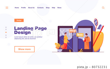 Dental doctor consulting patient online 80732231