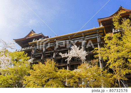 京都市 清水寺の舞台 京都市 清水寺の舞台 80732576