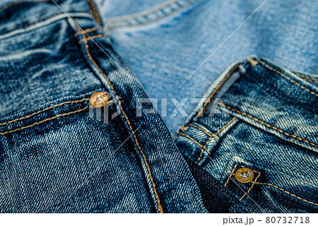 デニム　アップ写真 80732718