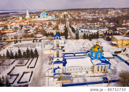 Church of Assumption of Blessed Virgin Mary and Nativity of Virgin Monastery in Zadonsk 80732730