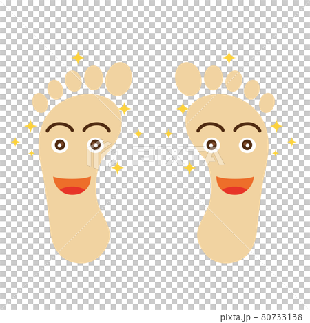 Anthropomorphic smile healthy sole illustration | Footprints sole illustration body parts foot health health image Anthropomorphic smile healthy sole illustration | Footprints sole illustration body parts foot health health image 80733138