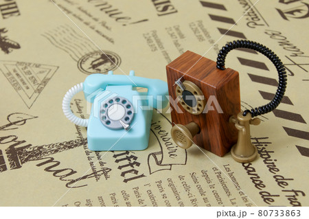 ガチャガチャ, ミニチュア, おもちゃ, 玩具, 電話, レトロ, 雑貨, 昭和, 受話器, 小物 ガチャガチャ, ミニチュア, おもちゃ, 玩具, 電話, レトロ, 雑貨, 昭和, 受話器, 小物 80733863