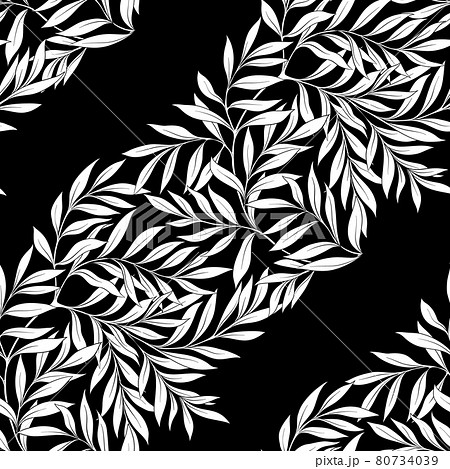 Floral Seamless pattern, background in art nouveau style 80734039