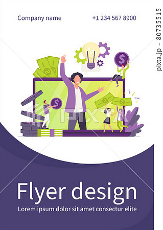 Tiny entrepreneur crowdfunding startup project 80735515