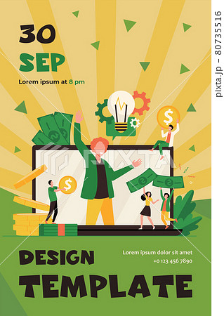 Tiny entrepreneur crowdfunding startup project 80735516