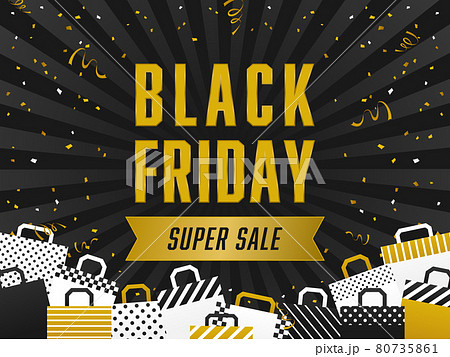 ブラックフライデー　広告テンプレート 80735861