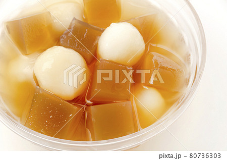 黒糖寒天と白玉だんご 80736303