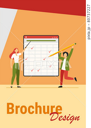 Teacher explaining task 80737227