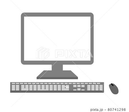 デスクトップパソコンのイラスト素材のイラスト素材