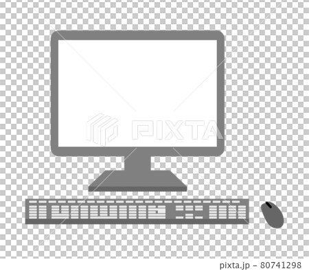 デスクトップパソコンのイラスト素材のイラスト素材