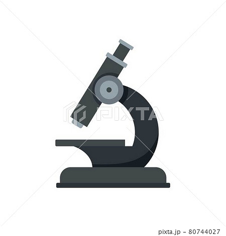 Diabetes microscope icon flat isolated vector 80744027