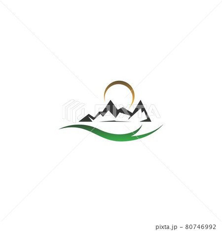 Mountain icon logo design vector illustration 80746992