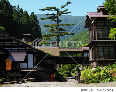 夏の法師温泉・長寿館 80747923