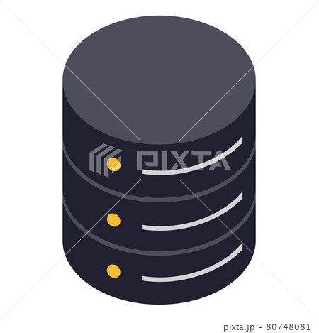 大きなデータベースのイラスト 80748081