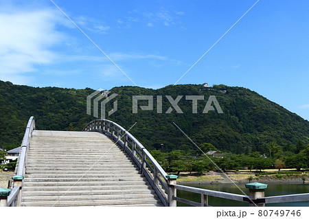 錦帯橋と風景 80749746