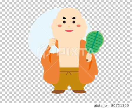 可愛的 Budai Takeshi 的矢量圖解 可愛的 Budai Takeshi 的矢量圖解 80751569