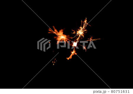 線香花火　クローズアップ 80751631