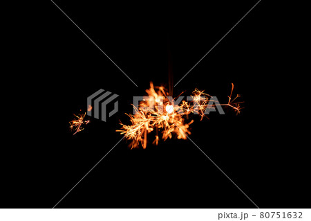 線香花火　クローズアップ 80751632
