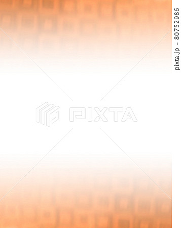 スクエアのホログラム01/オレンジ 中央から上下に濃くなるグラデーション 背景素材 縦 他色有  80752986