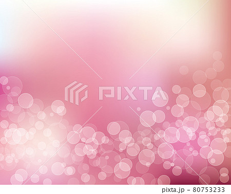 輝きとぼかしのピンクグラデーション背景のイラスト素材
