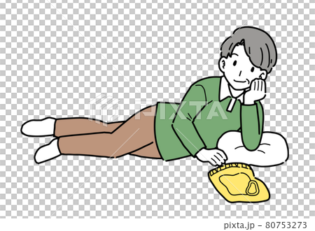 一個缺乏鍛煉的人的插圖 一個缺乏鍛煉的人的插圖 80753273
