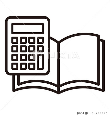 Calculator and household account book simple... - Stock Illustration  [80753357] - PIXTA