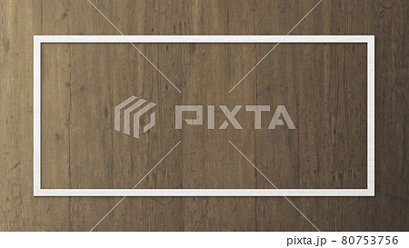 木目 木 木枠 フレーム 白木 背景素材 16 9 のイラスト素材
