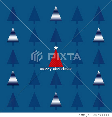 メリークリスマス　クリスマスツリー 80754141