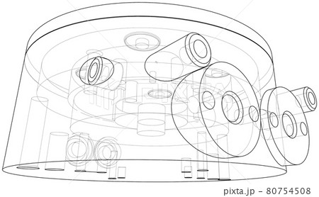 Abstract industry object concept. Vector Abstract industry object concept. Vector 80754508