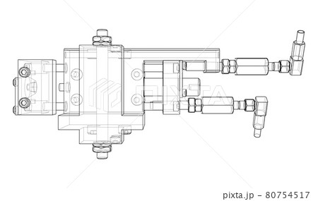 Abstract industry object concept. Vector Abstract industry object concept. Vector 80754517