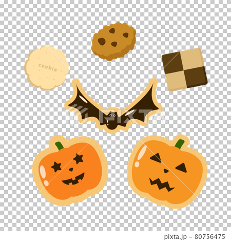Halloween icing cookie 80756475