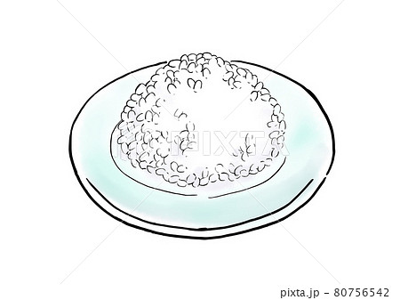 食べ物 イラスト ライスのイラスト素材