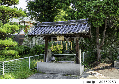 鶴崎神社　随身門　岡山県都窪郡早島町 80760253