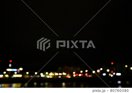 光 夜空 夜景 80760380