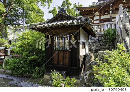鶴崎神社　厩　岡山県都窪郡早島町 80760403