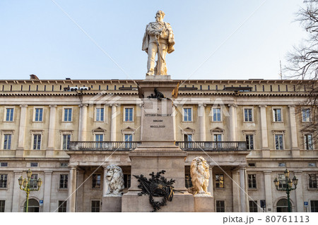 monument to Vittorio Emanuele II in Bergamo monument to Vittorio Emanuele II in Bergamo 80761113