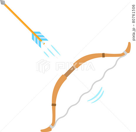 弓と放たれた矢 80761506