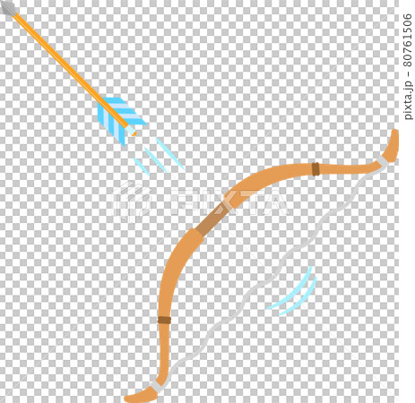 弓と放たれた矢 80761506