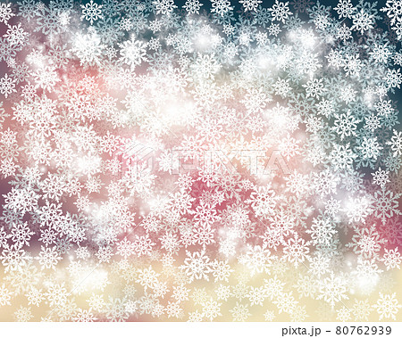 雪の結晶の背景 80762939