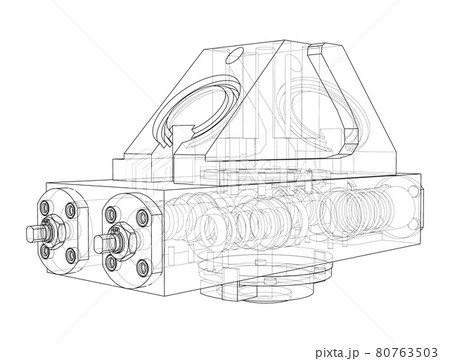 Abstract industry object concept. Vector Abstract industry object concept. Vector 80763503