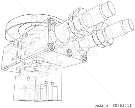 Abstract industry object concept. Vector 80763511