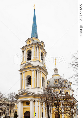 bell tower of Church of the Ascension in Moscow bell tower of Church of the Ascension in Moscow 80764855