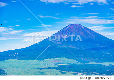 （静岡県）箱根スカイラインから望む富士山 80765151