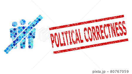Grunge Political Correctness Watermark and Stop People Composition of Circles Grunge Political Correctness Watermark and Stop People Composition of Circles 80767059