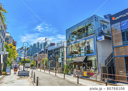 東京渋谷の都市風景 渋谷キャットストリート 東京渋谷の都市風景 渋谷キャットストリート 80768106