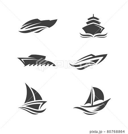 Cruise ship vector icon illustration design 80768864