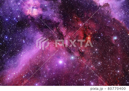 Outer space art. Starfield. Elements of this image furnished by NASA. 80770400