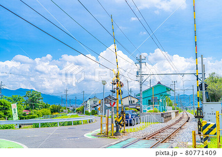 無人駅イメージ　上田電鉄別所線八木沢駅　【長野県】 80771409