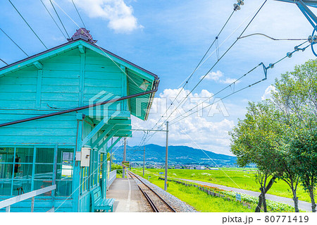 無人駅イメージ 上田電鉄別所線八木沢駅 【長野県】 無人駅イメージ 上田電鉄別所線八木沢駅 【長野県】 80771419