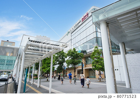 都市風景　川崎駅　東口前　神奈川県川崎市幸区 80771523
